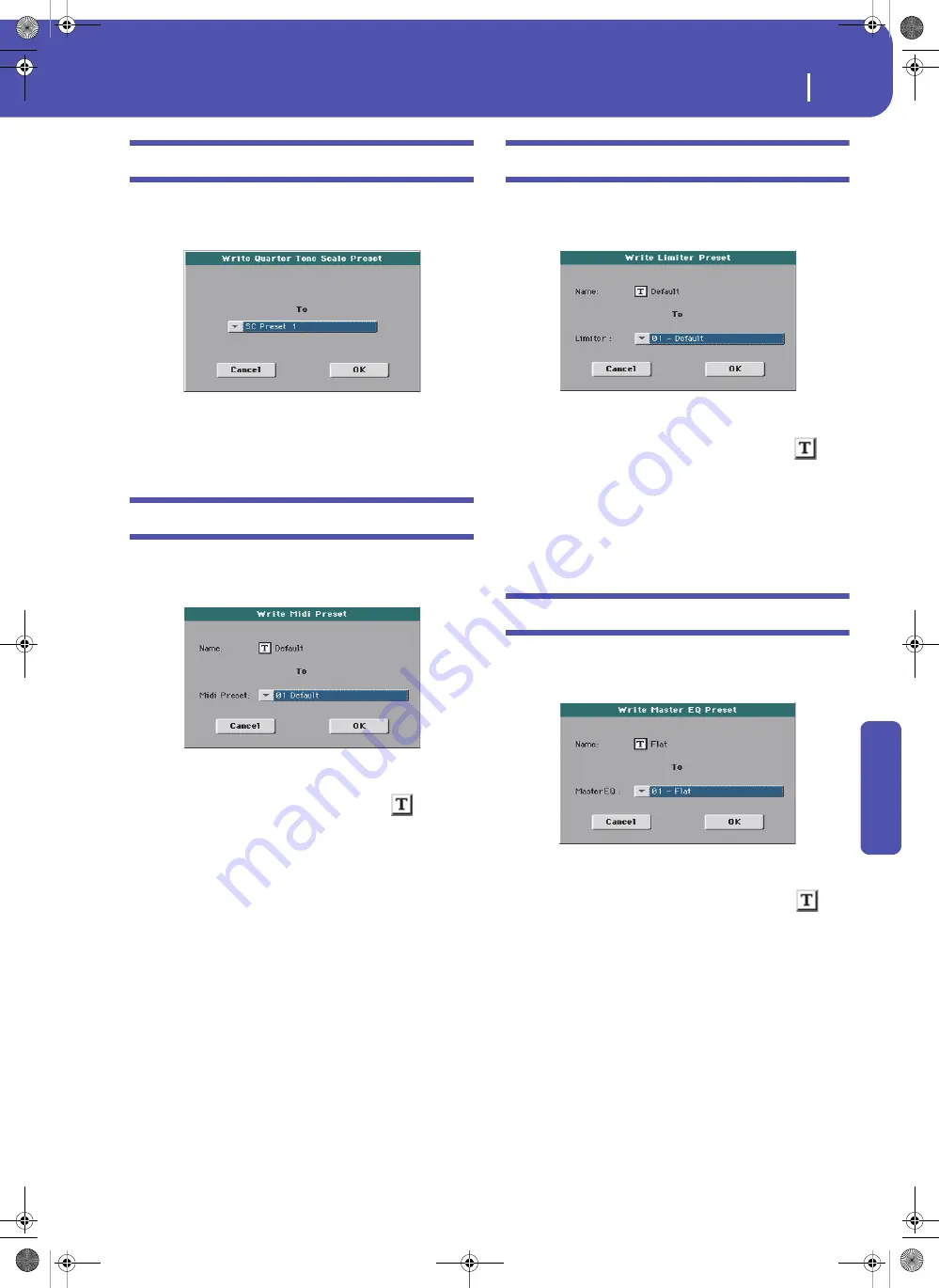 Korg Pa3XLe User Manual Download Page 285