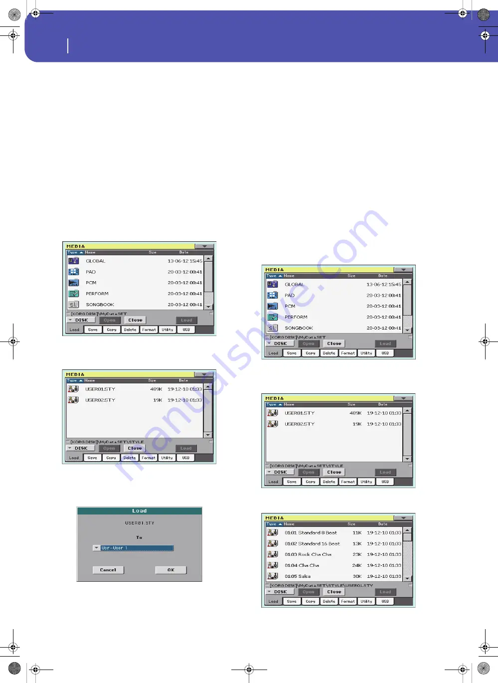 Korg Pa3XLe User Manual Download Page 292