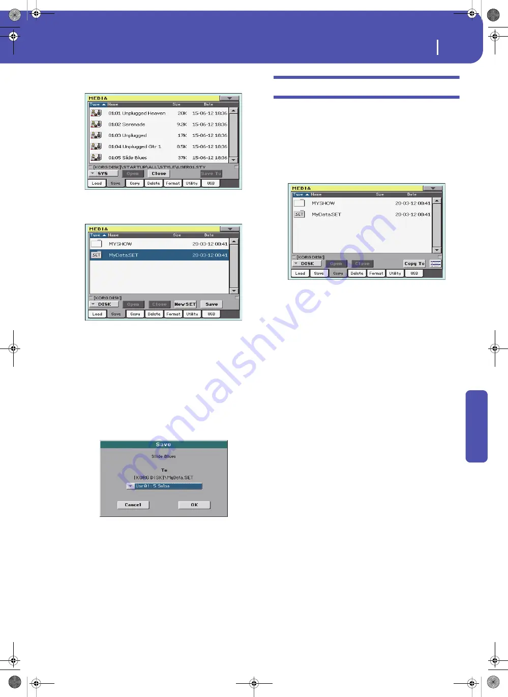 Korg Pa3XLe User Manual Download Page 297