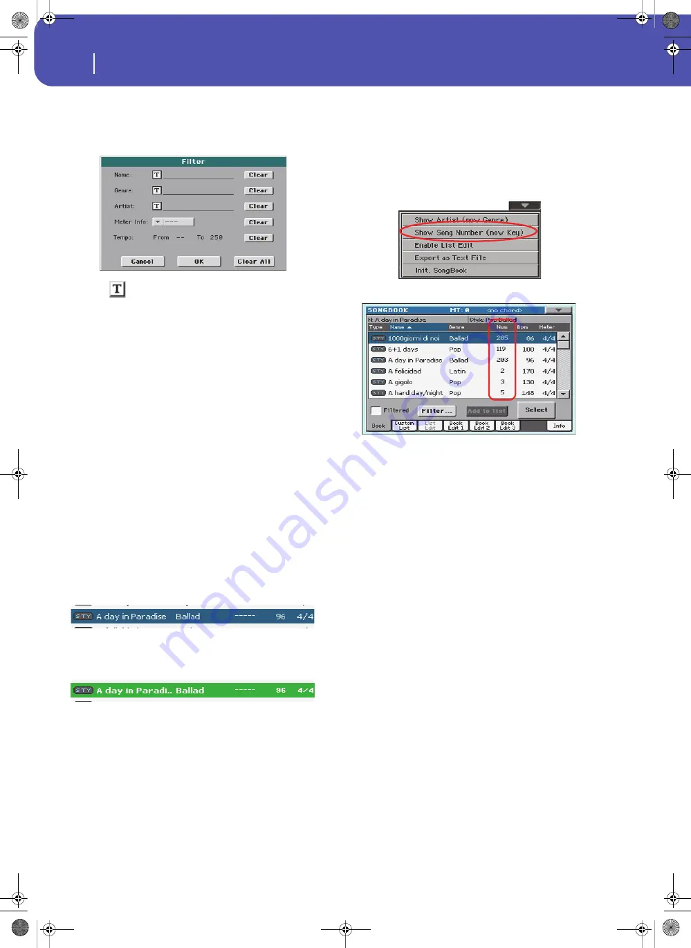 Korg Pa3XLe User Manual Download Page 306