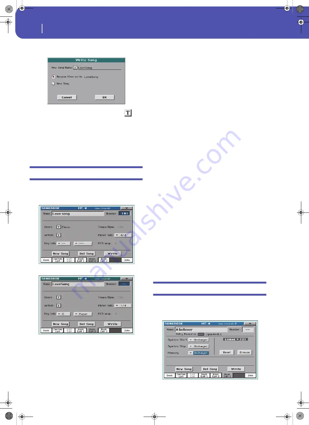 Korg Pa3XLe User Manual Download Page 310