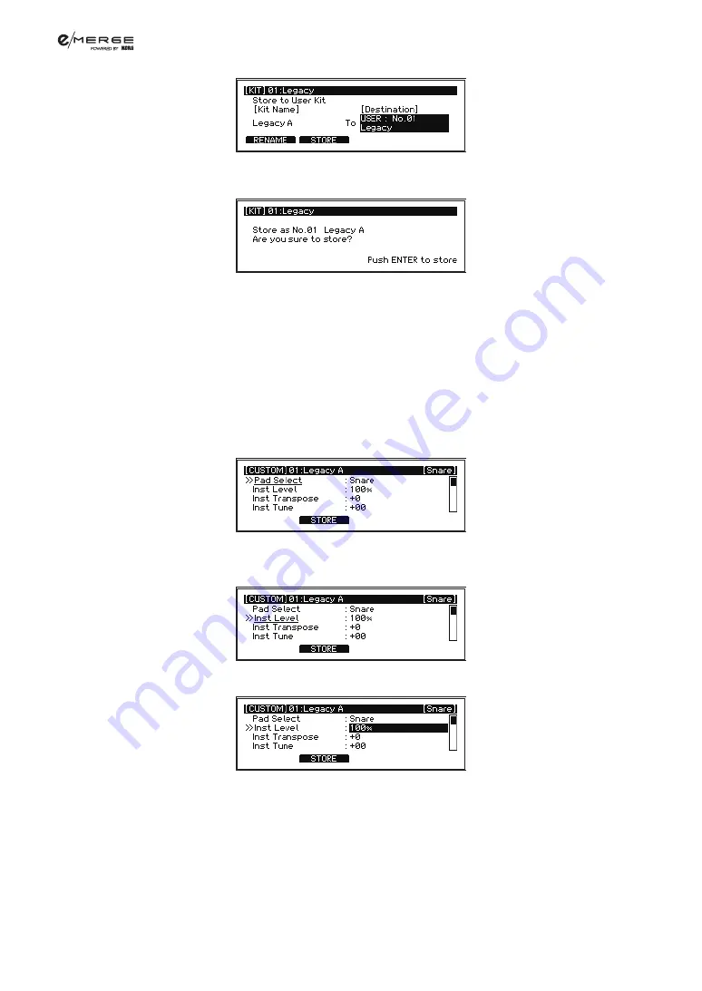 Korg Pearl e/MERG MDL1 Owner'S Manual Download Page 17