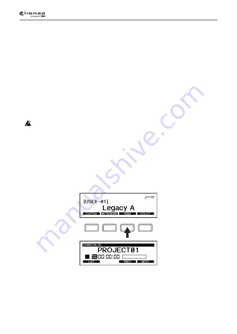 Korg Pearl e/MERG MDL1 Owner'S Manual Download Page 28