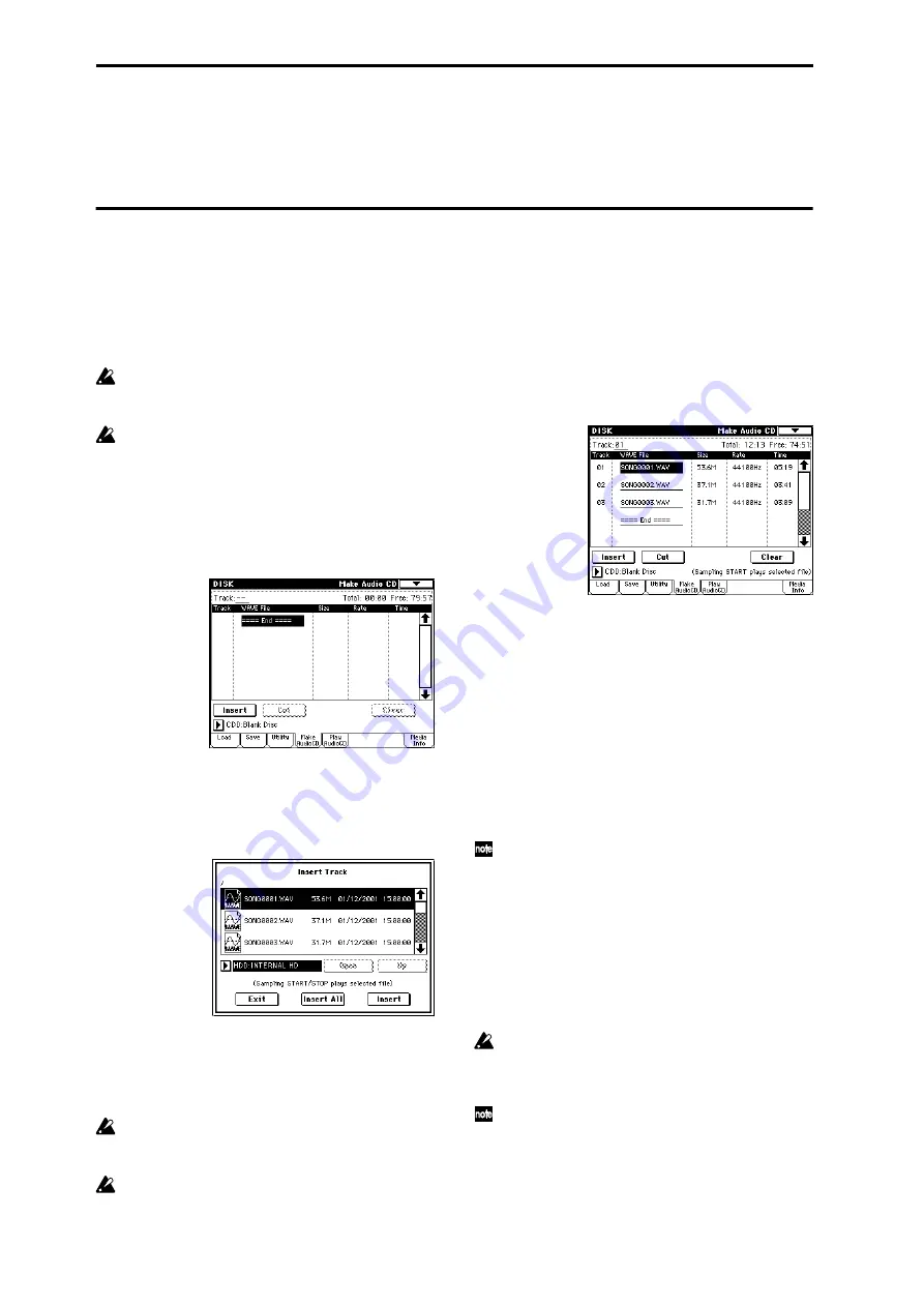 Korg sampler Basic Manual Download Page 126