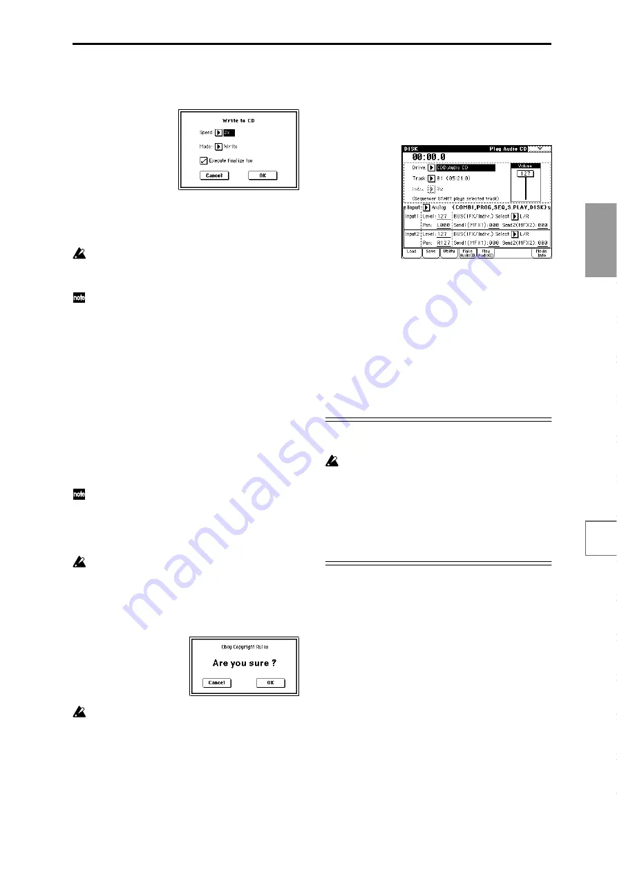 Korg sampler Basic Manual Download Page 127