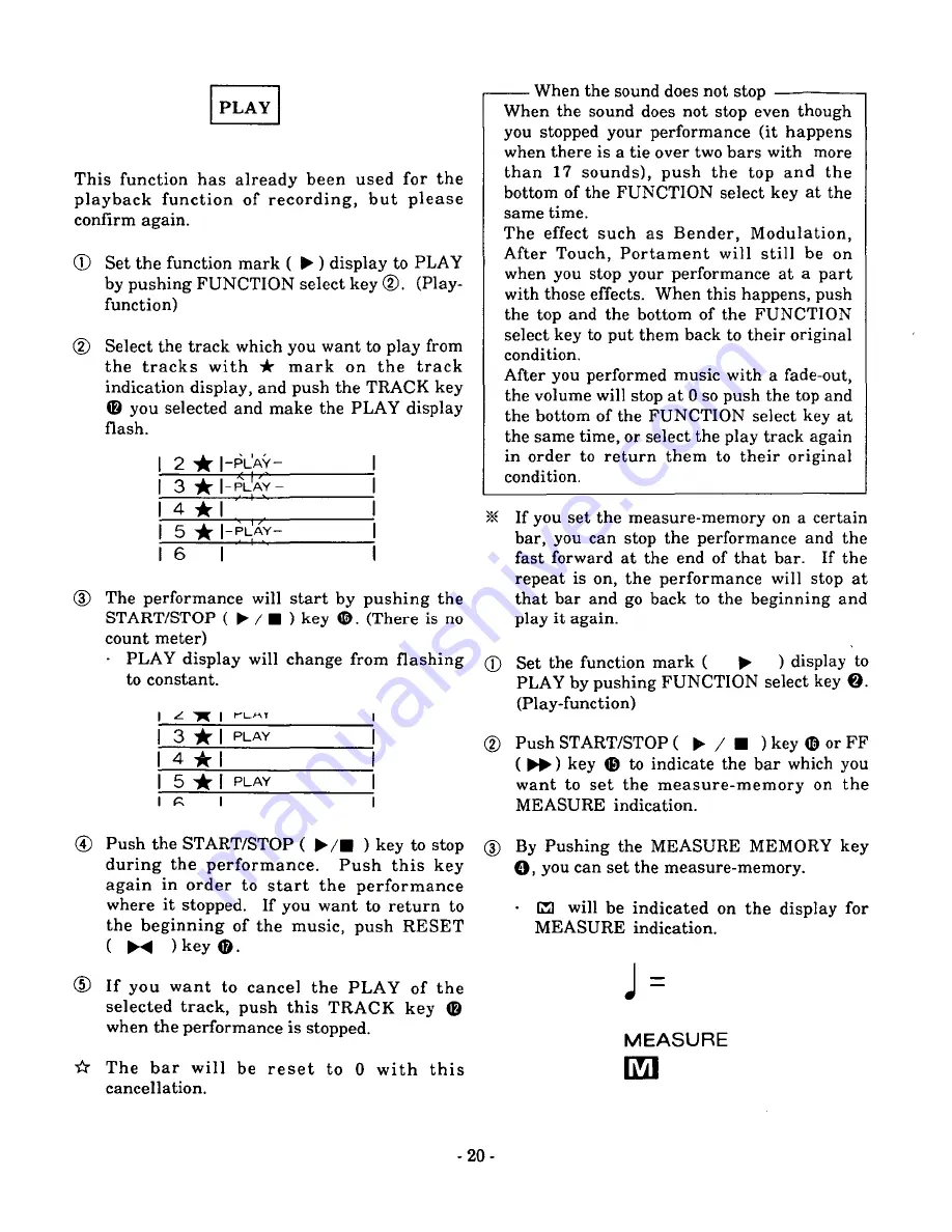 Korg SQD-8 Owner'S Manual Download Page 20