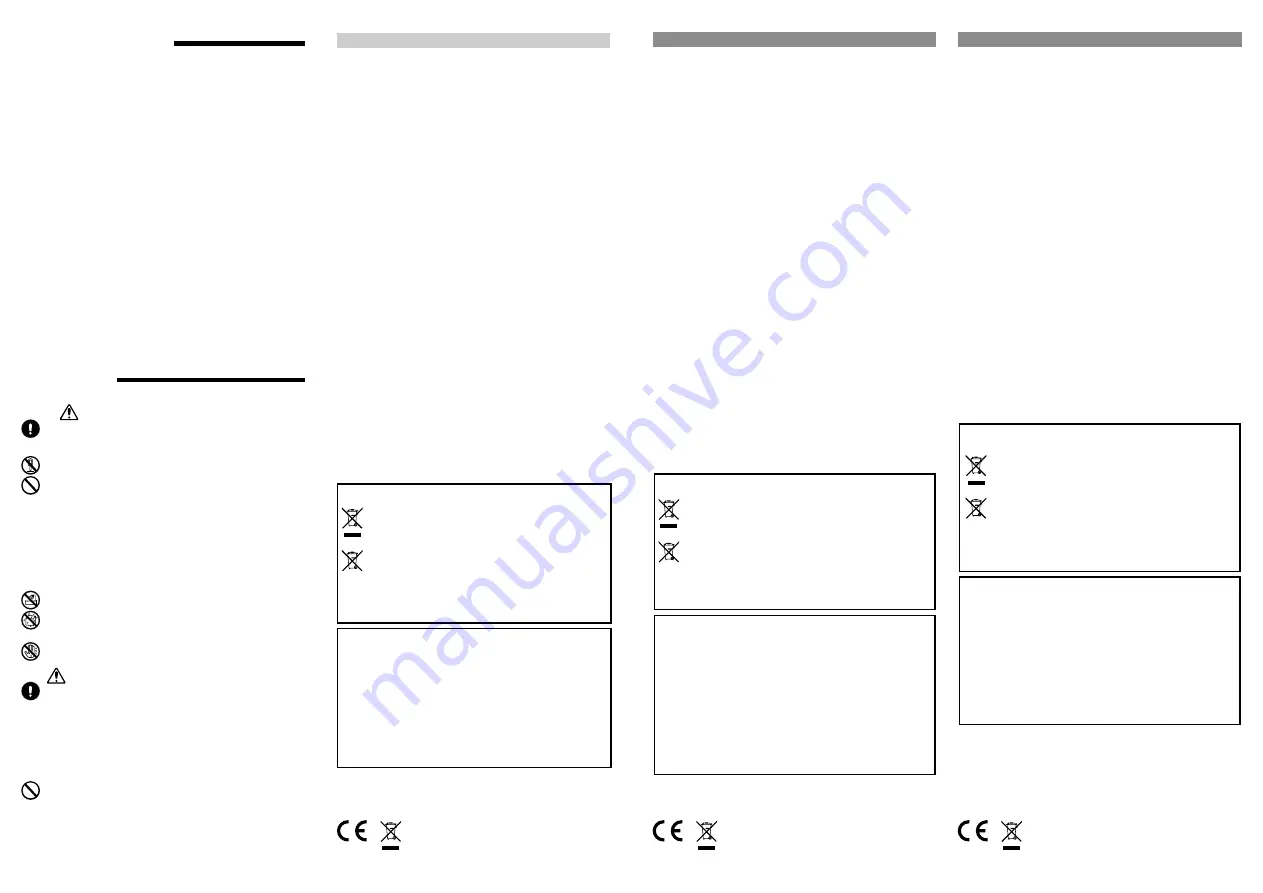 Korg SyncDancing Owner'S Manual Download Page 2