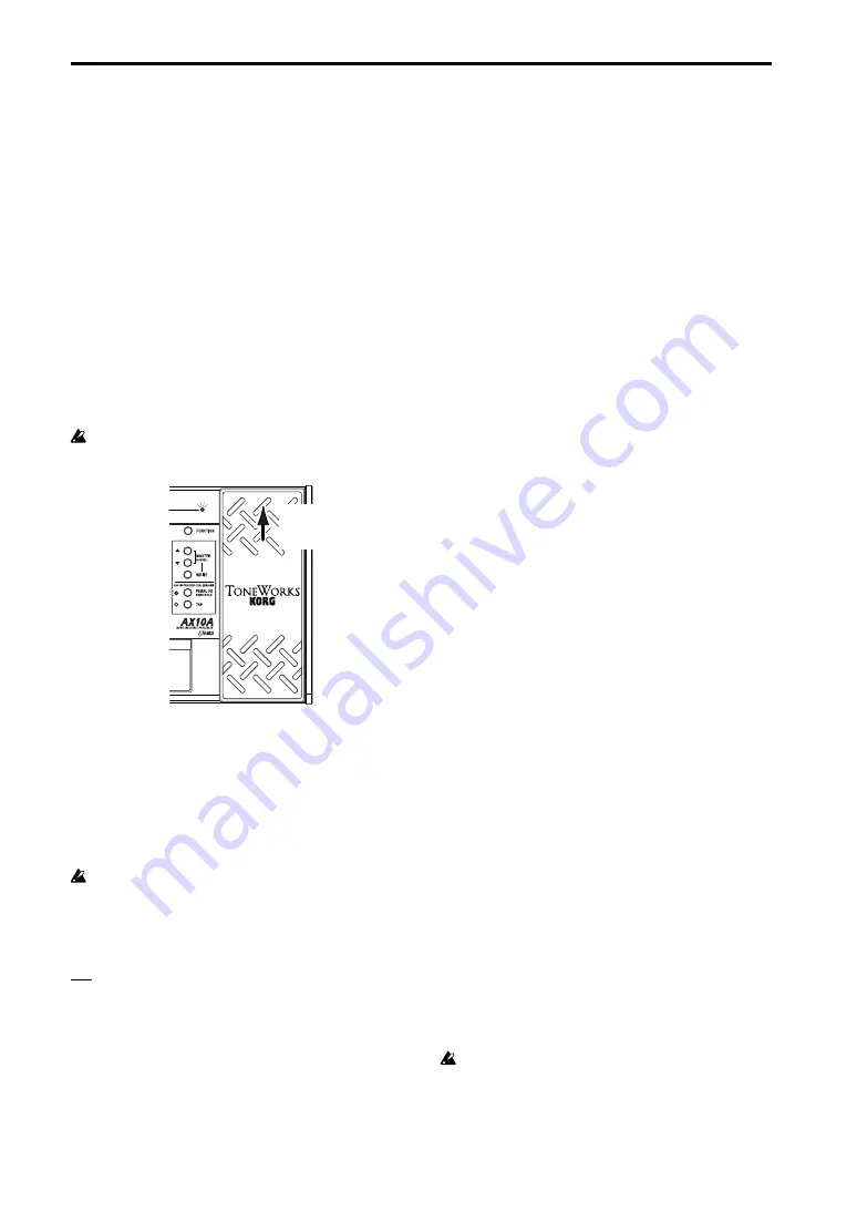 Korg Toneworks AX10A Скачать руководство пользователя страница 9
