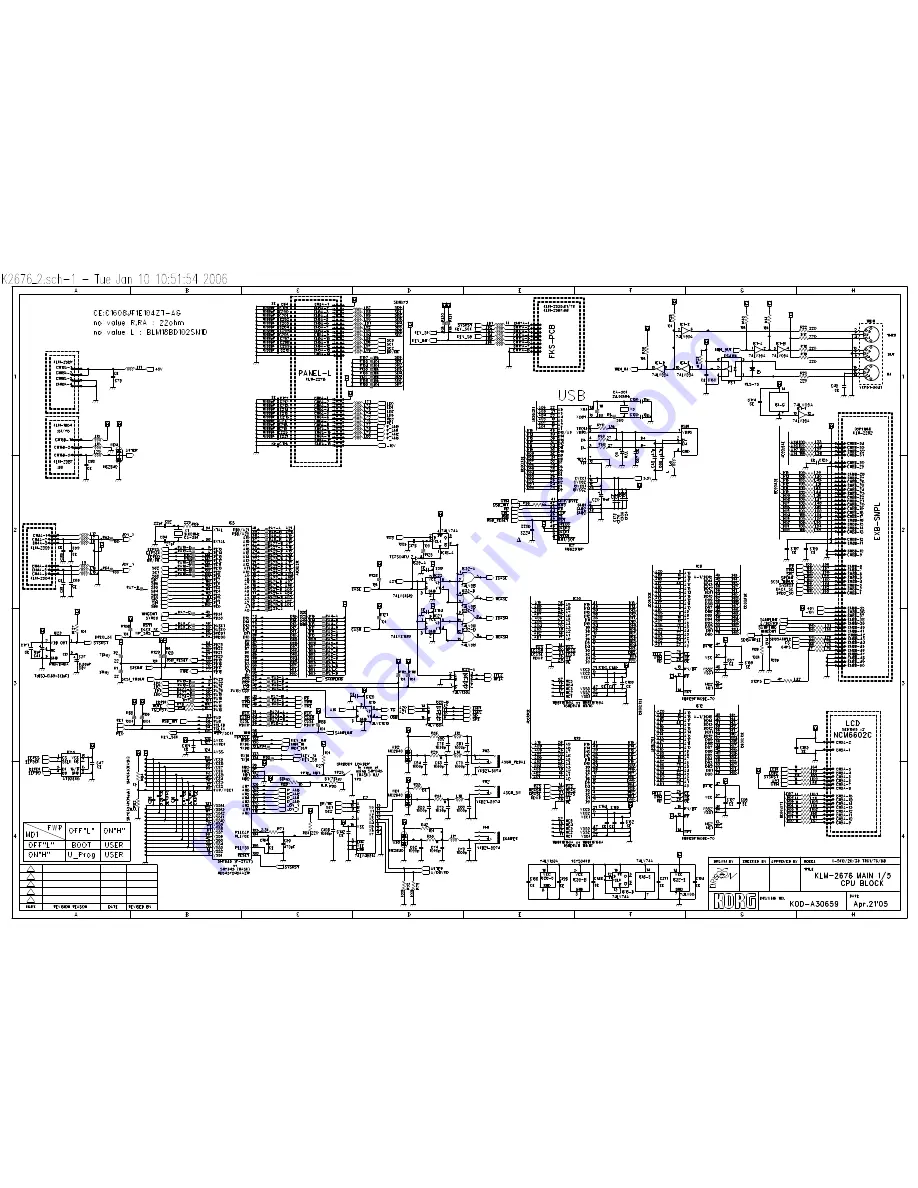 Korg TR61 Service Manual Download Page 4