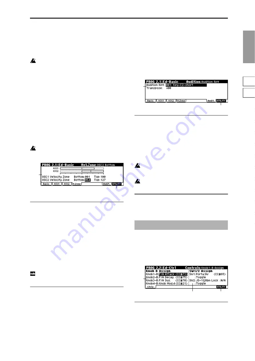 Korg Triton-Rack Parameter Manual Download Page 16