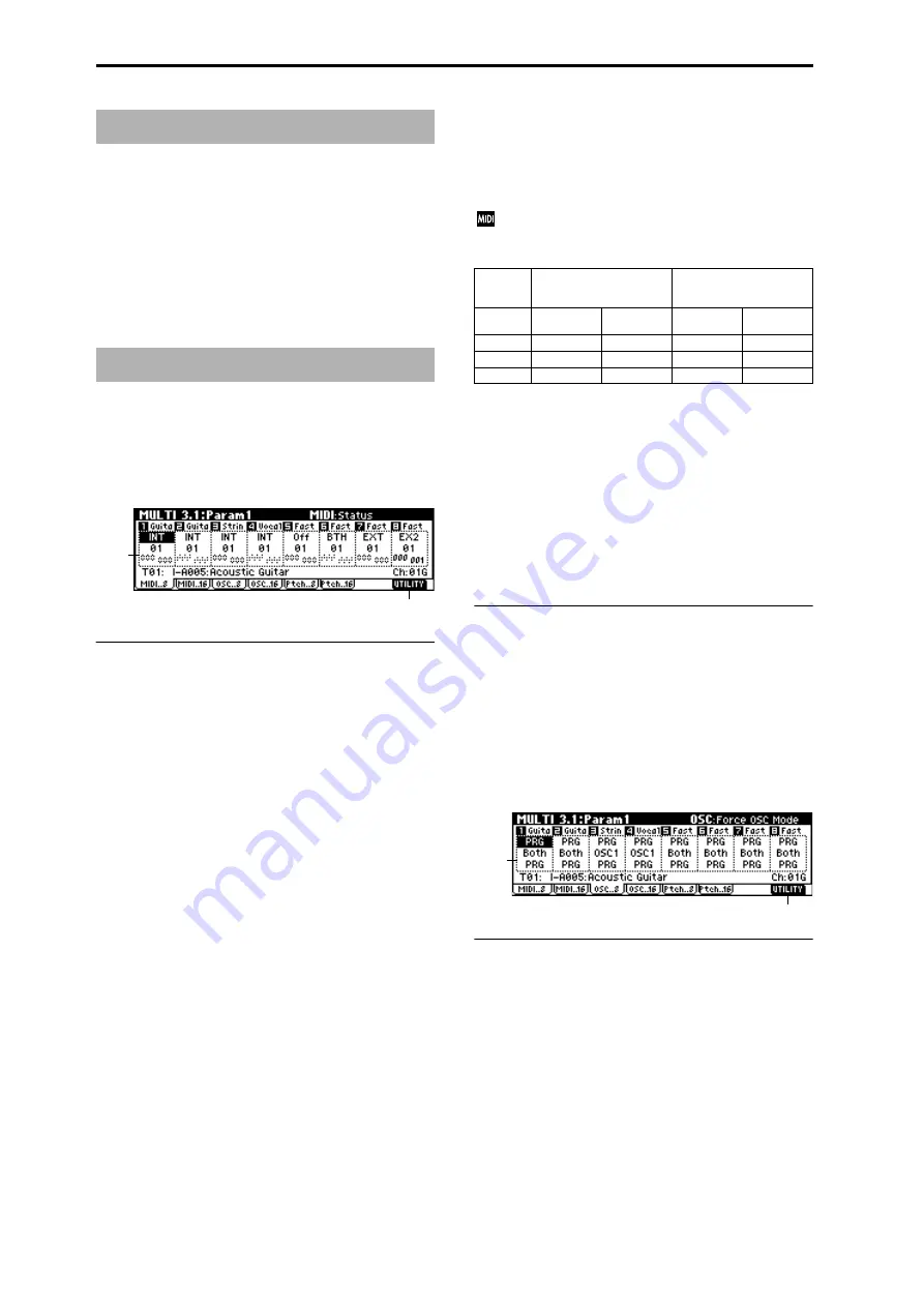 Korg Triton-Rack Parameter Manual Download Page 61