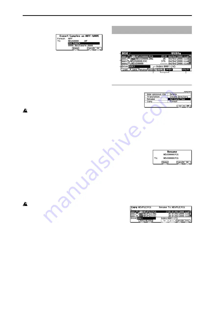 Korg Triton-Rack Parameter Manual Download Page 143