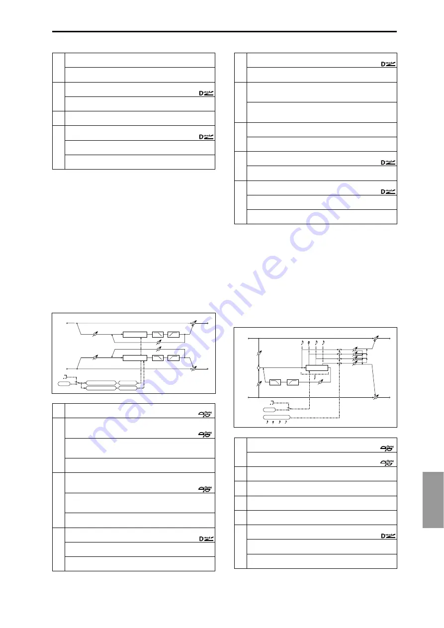 Korg Triton-Rack Parameter Manual Download Page 186