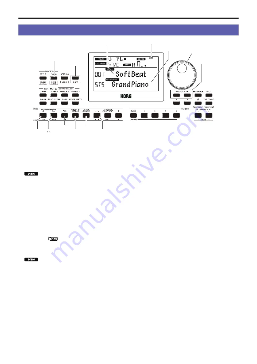 Korg XE20 Скачать руководство пользователя страница 10