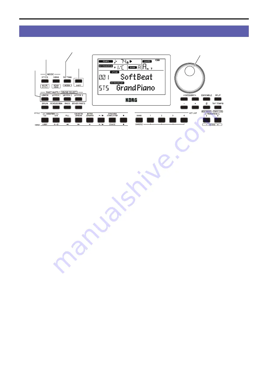 Korg XE20 Скачать руководство пользователя страница 14