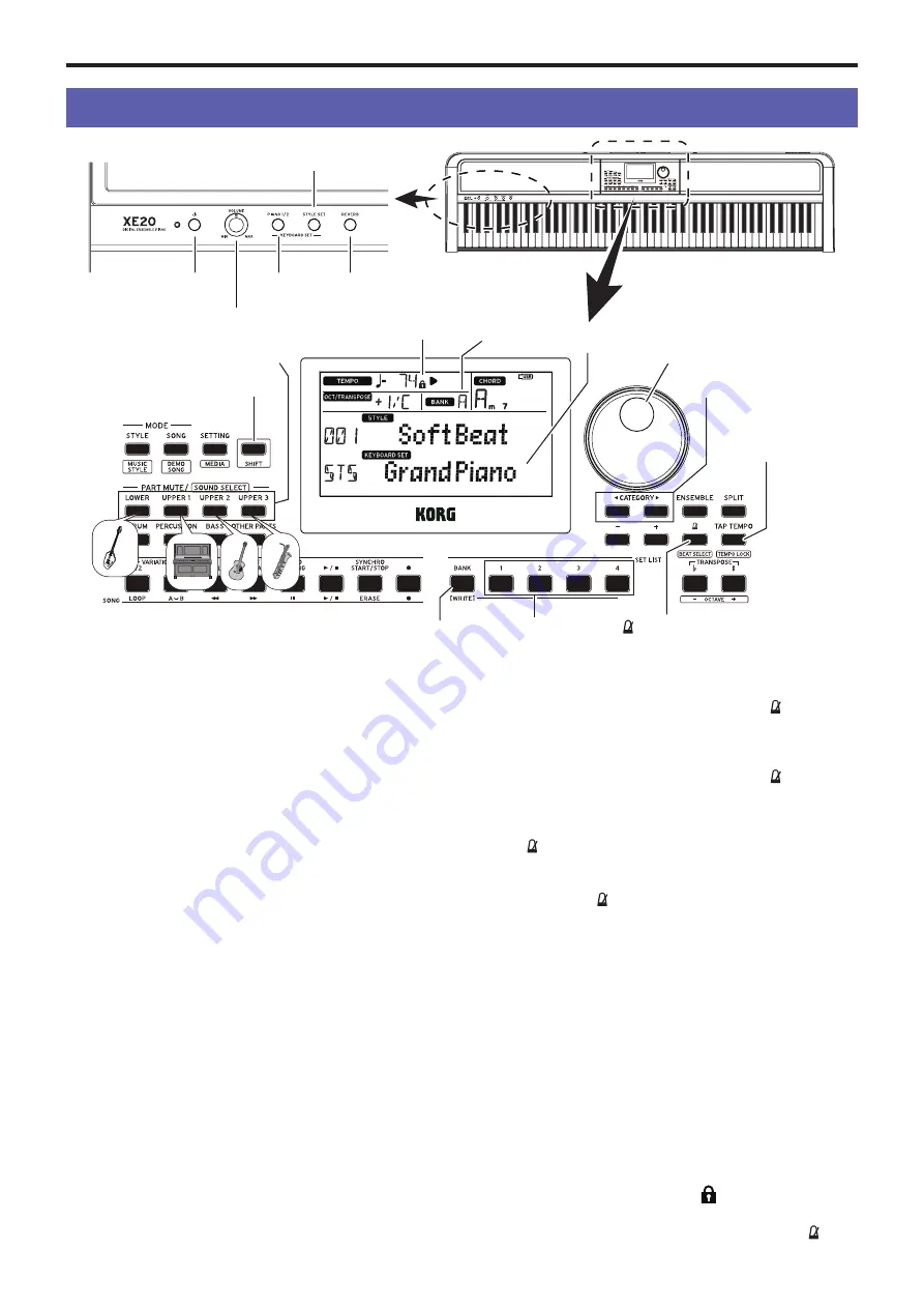 Korg XE20 Quick Start Manual Download Page 35