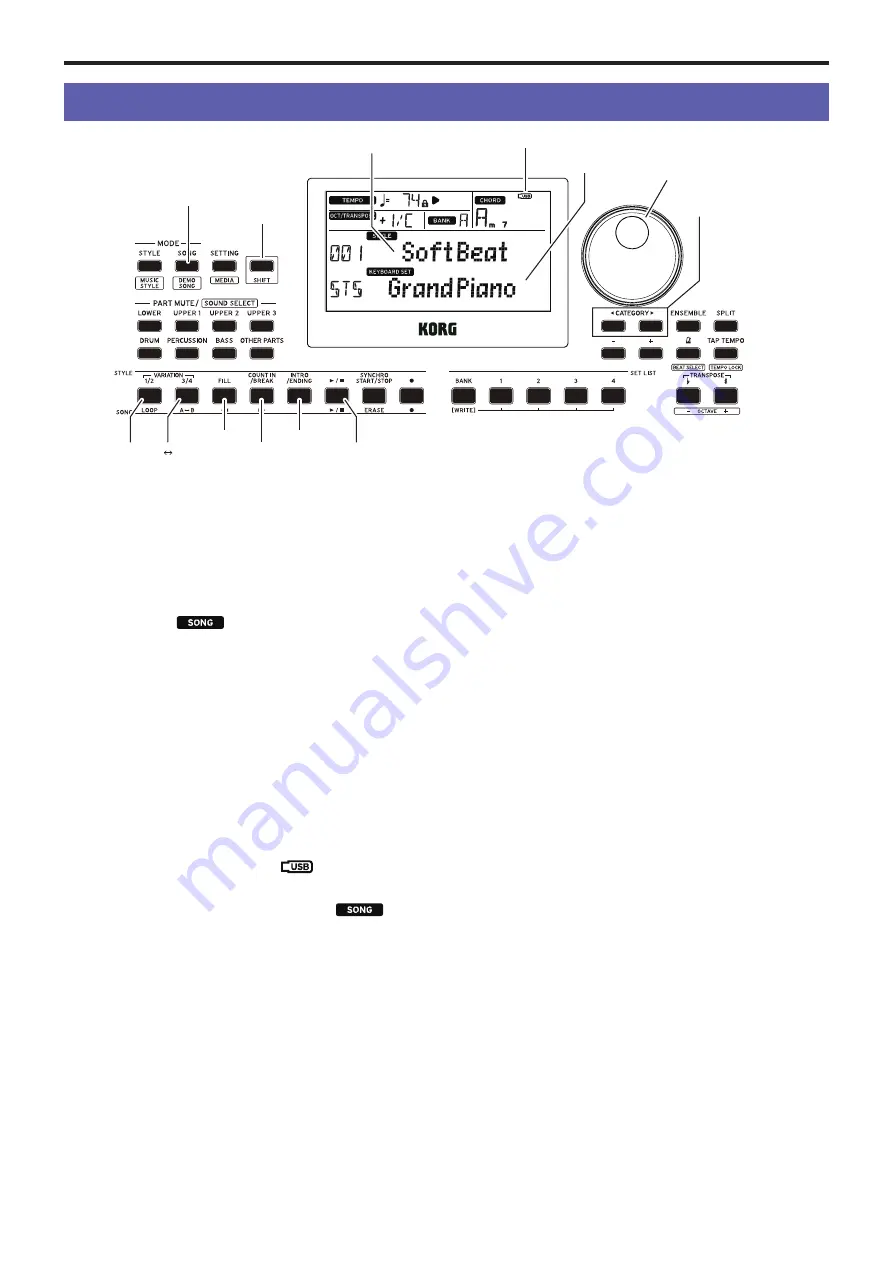 Korg XE20 Quick Start Manual Download Page 66