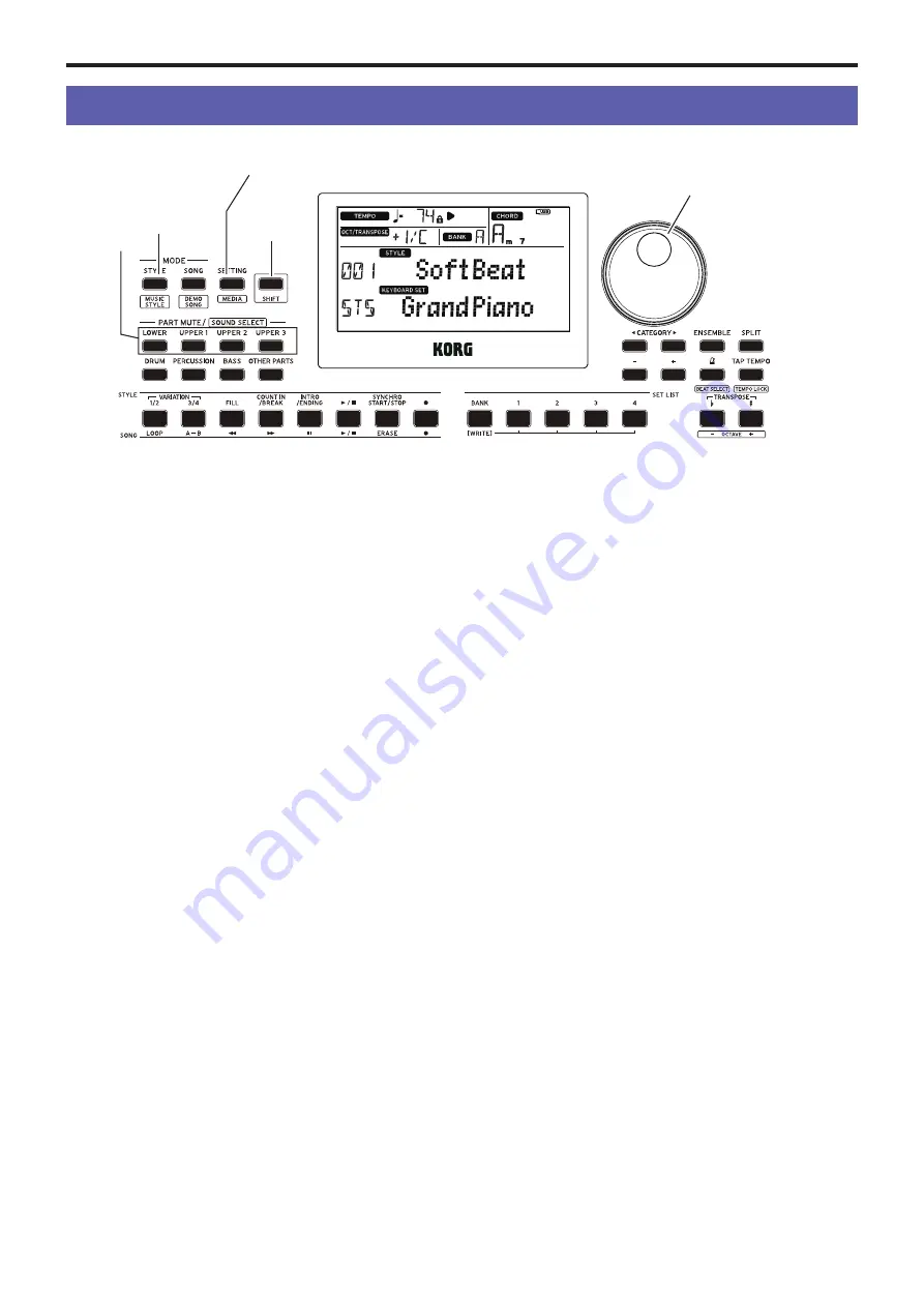 Korg XE20 Quick Start Manual Download Page 69