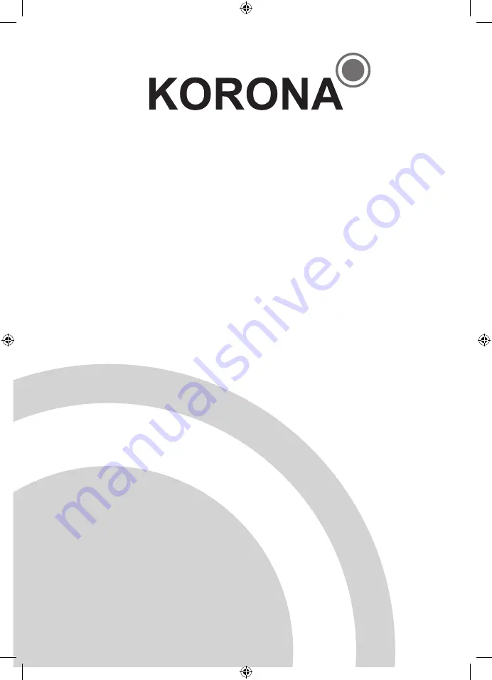 Korona 12013 Instruction Manual Download Page 52