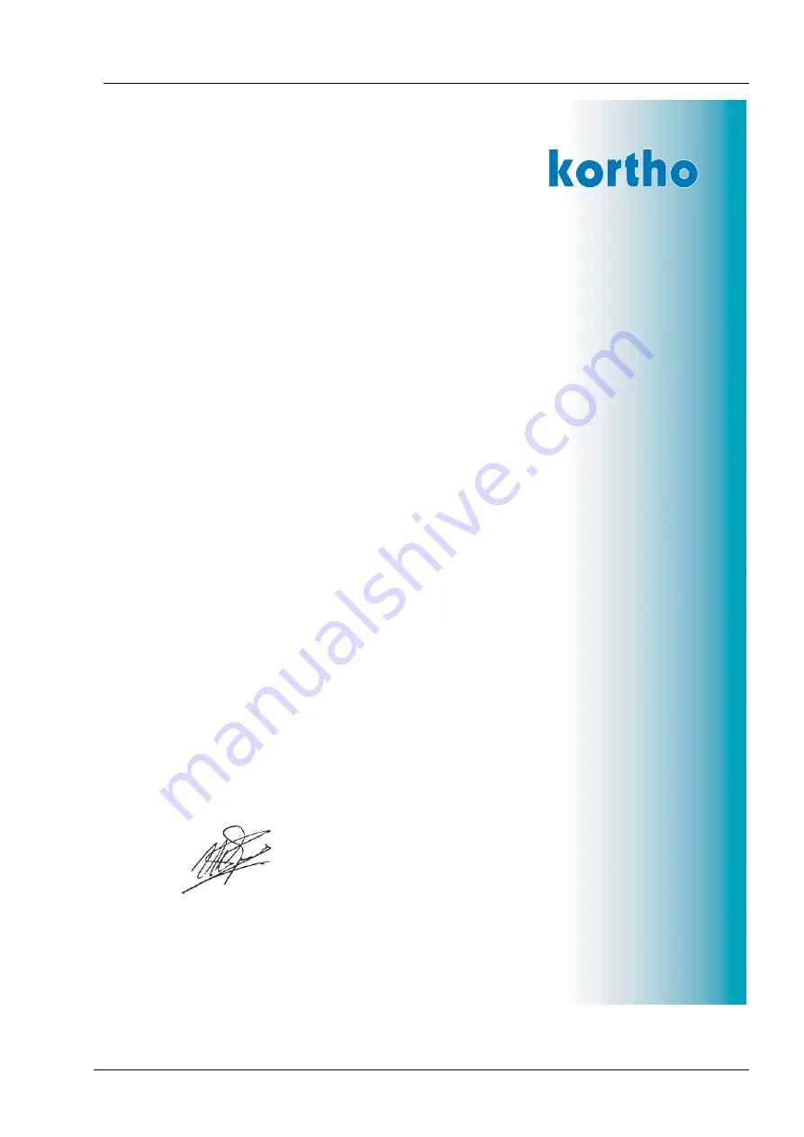 Kortho 814532 Manual Download Page 61