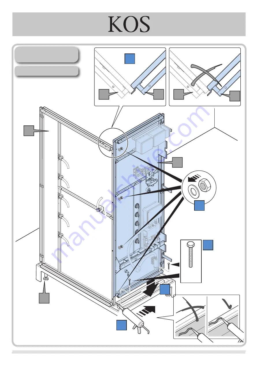 KOS Box Atollo freestanding Assembling Instruction Download Page 22