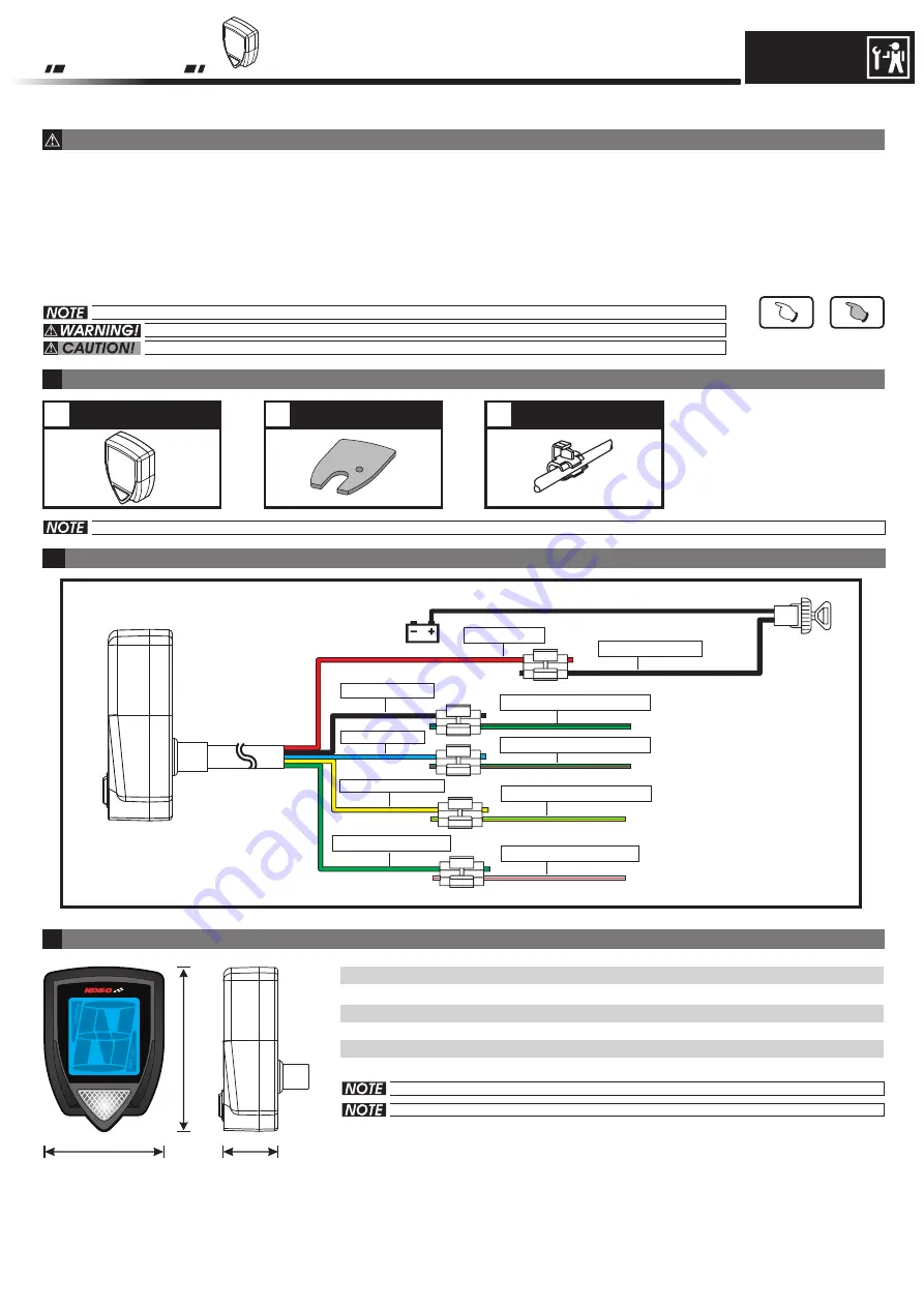 Koso 1246463 Instructions Download Page 1