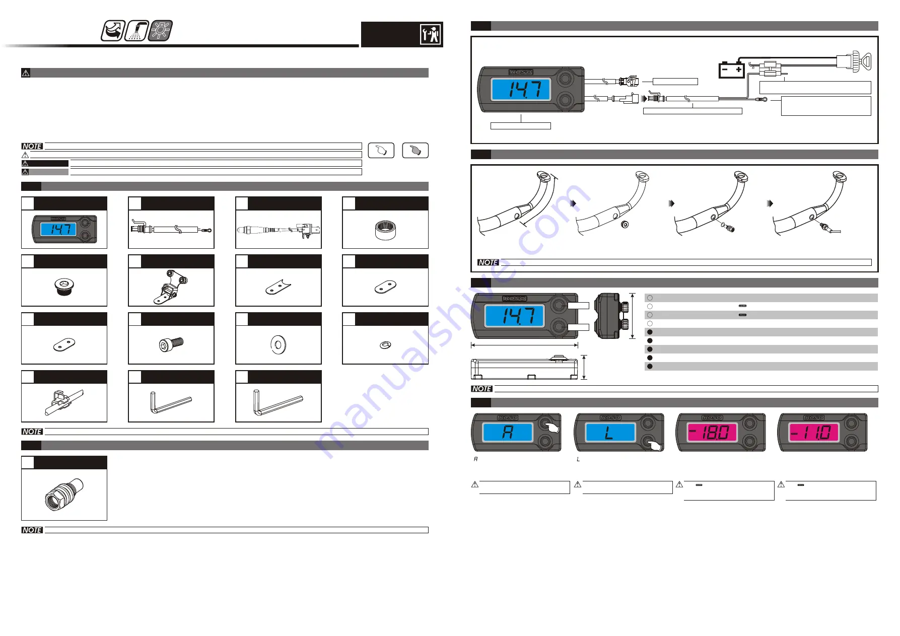 Koso BA005000 Instruction Download Page 1