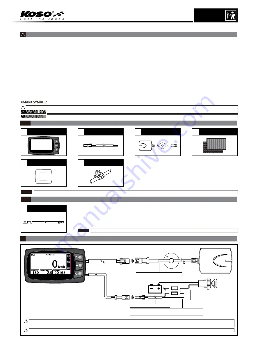 Koso BA045100 Instructions Download Page 1