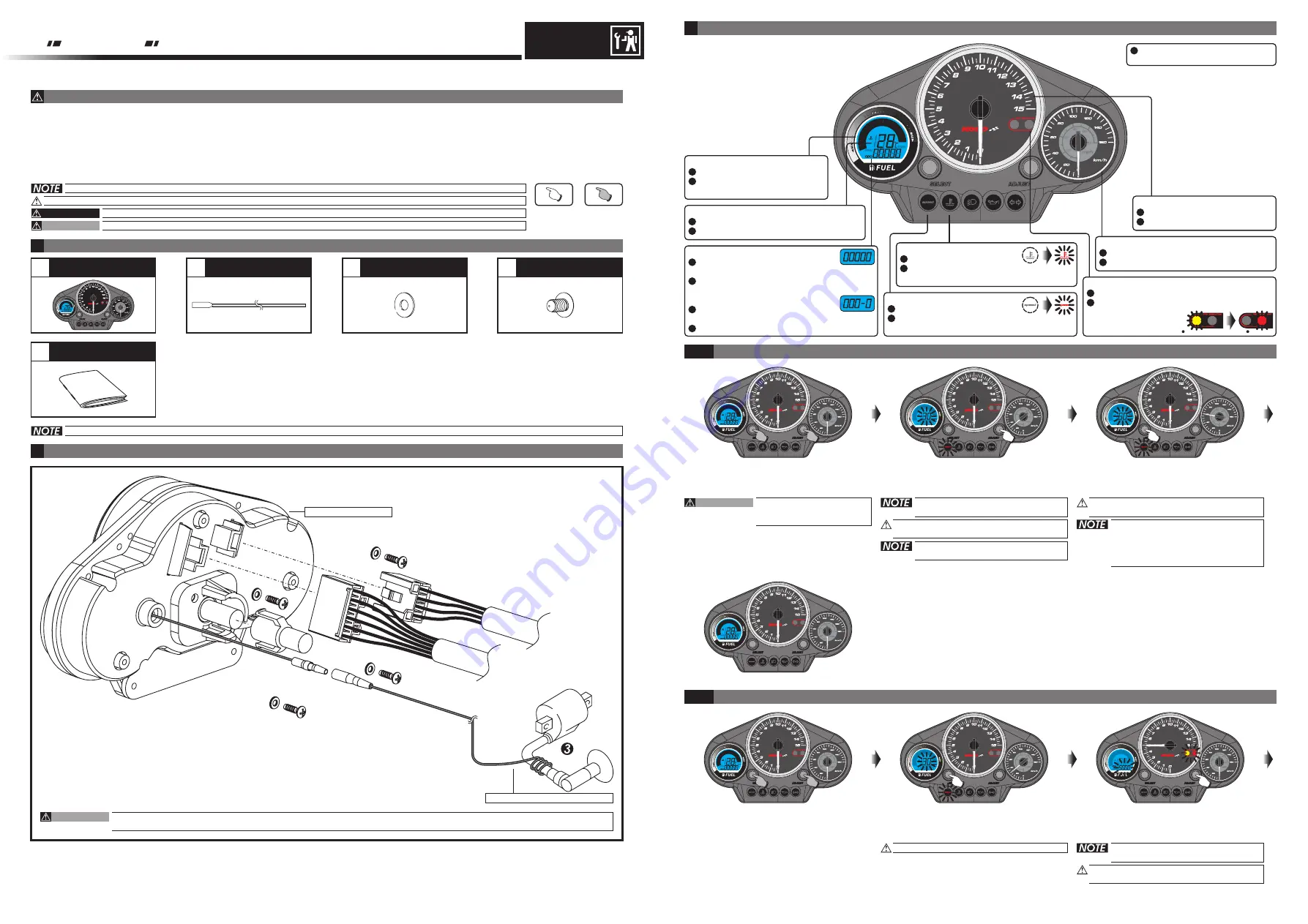 Koso GP style Instruction Download Page 1