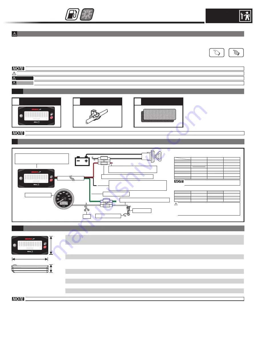 Koso Mini3 Instruction Download Page 1