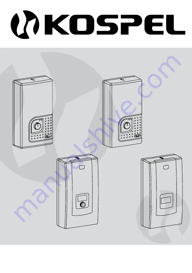 Kospel KDE Assembly And Operating Instructions Manual Download Page 1