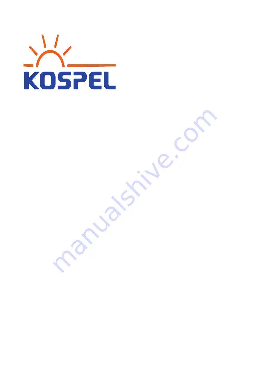 Kospel PPE2 Service Manual Download Page 1