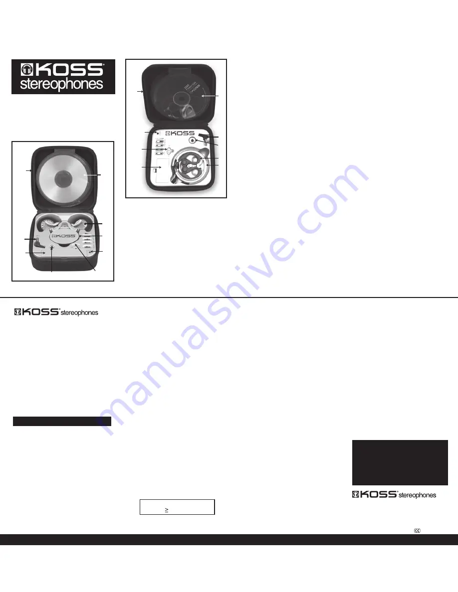 Koss EQP1 Instructions Download Page 1