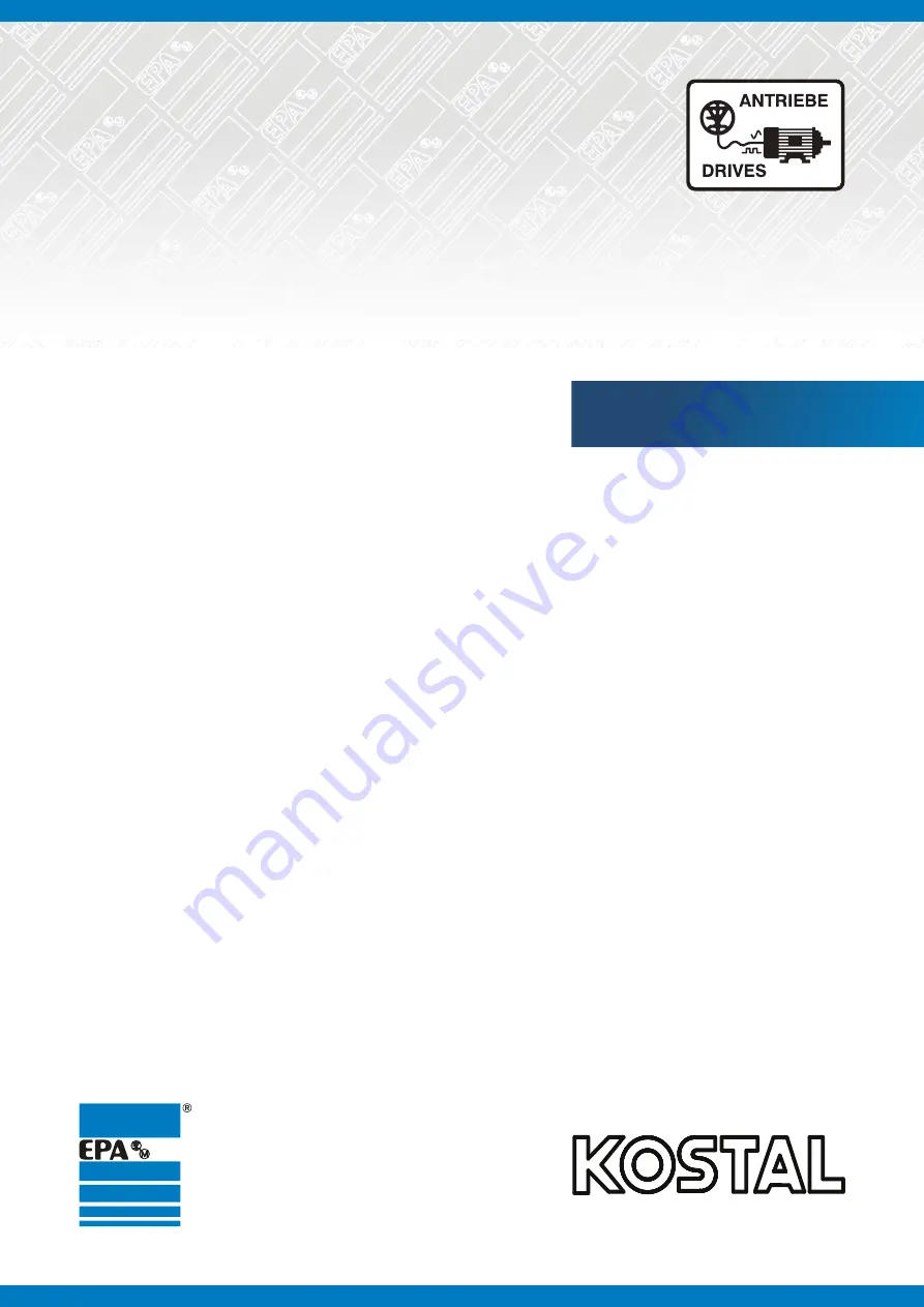 Kostal INVEOR M Operating Manual Download Page 1