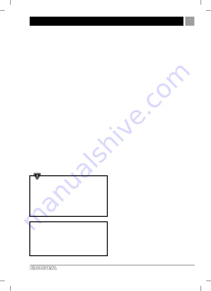 Kostrzewa Mini Bio Luxury 12kW User Manual Download Page 15