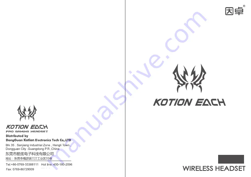 KOTION EACH B3506 User Manual Download Page 1