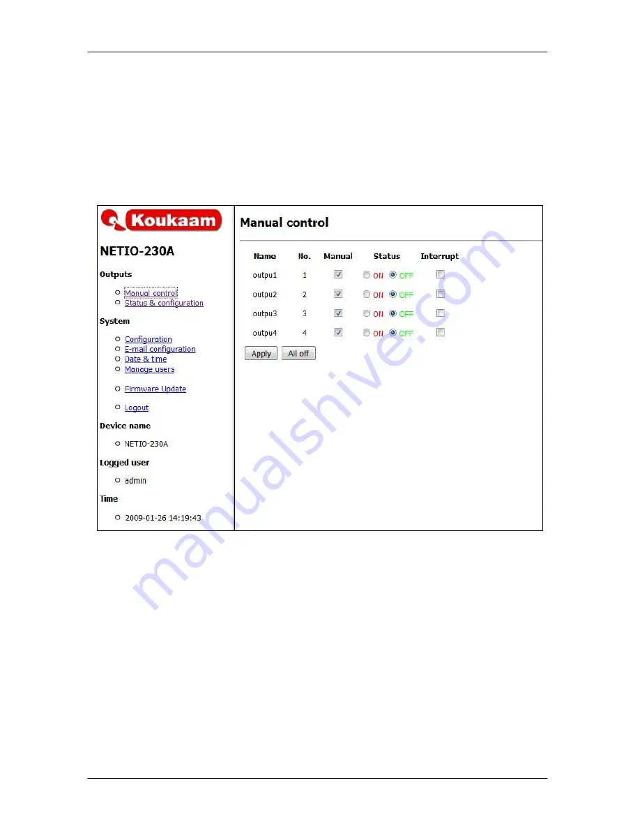 Koukaam NETIO-230A User Manual Download Page 9