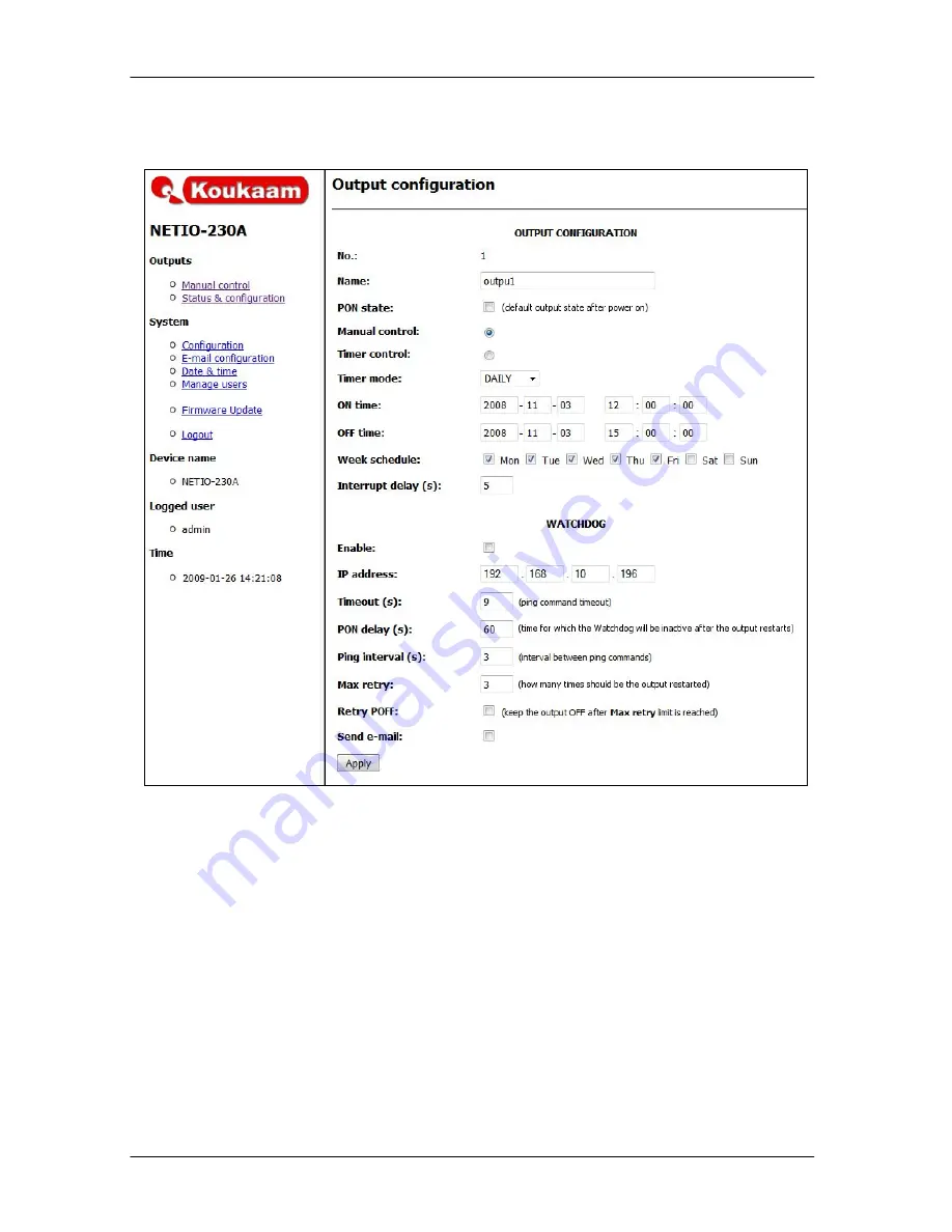 Koukaam NETIO-230A User Manual Download Page 11