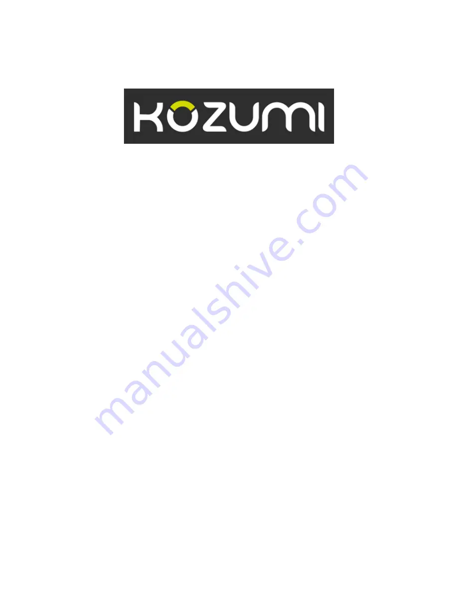 Kozumi K-1550NR User Manual Download Page 1