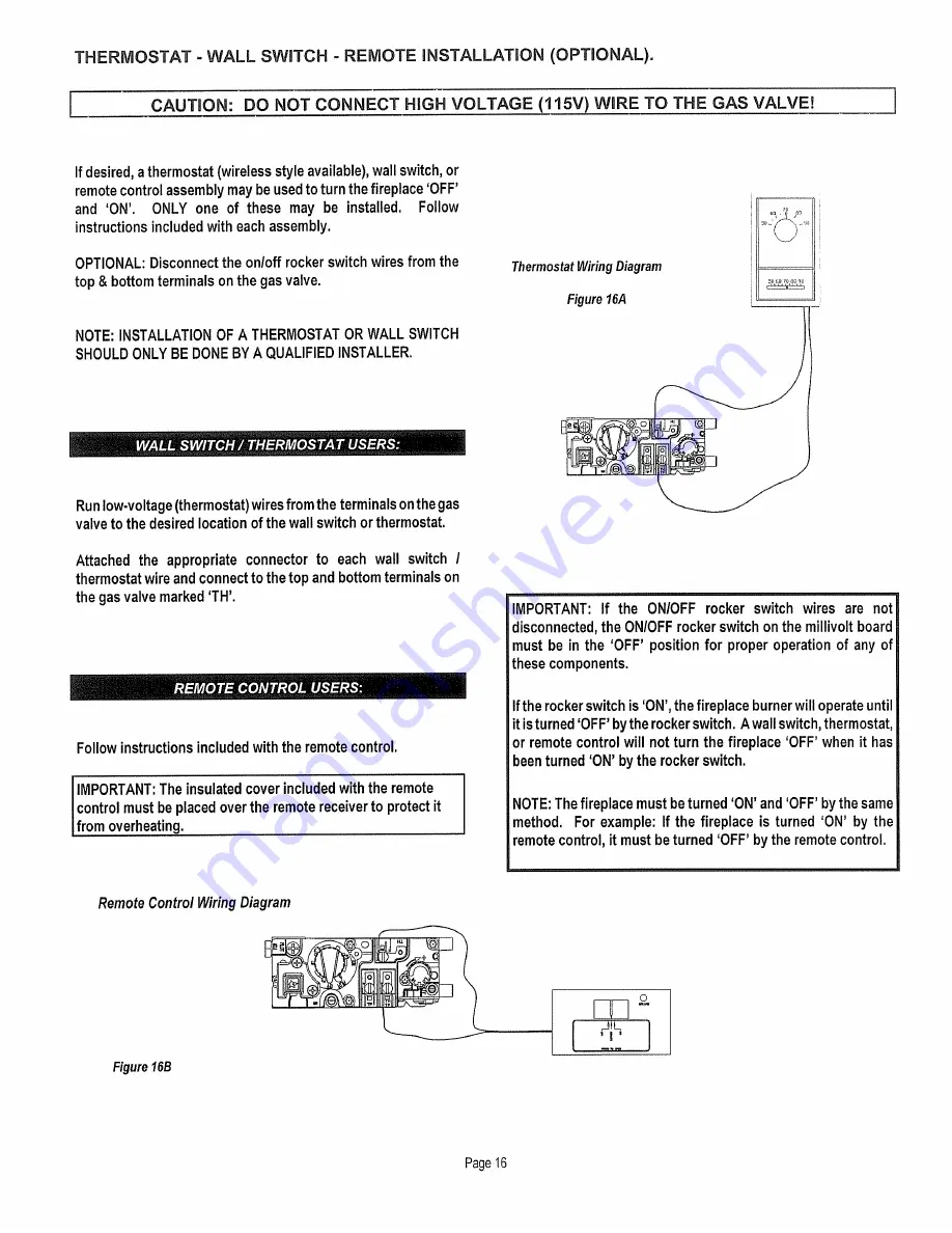 kozy heat 55616 Installation And Operating Manual Download Page 18