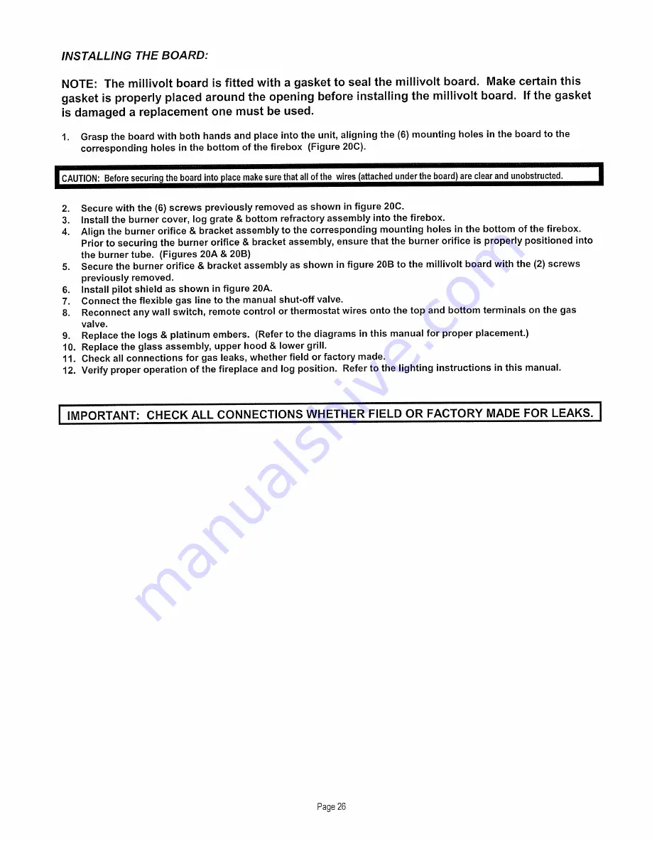 kozy heat KH-36TRS Installation And Operating Manual Download Page 27