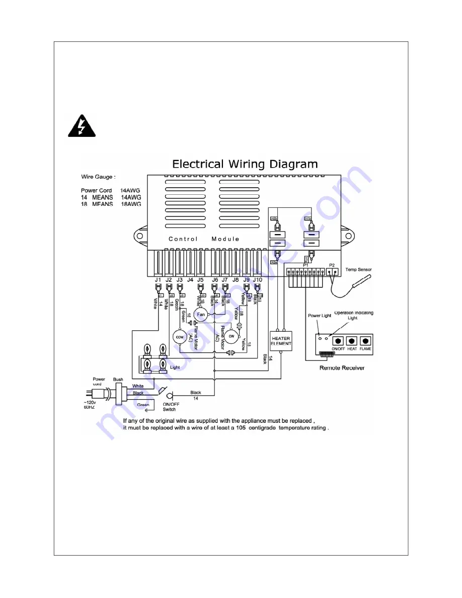 Kozy-World EF6023R Installation Instructions And Owner'S Manual Download Page 7