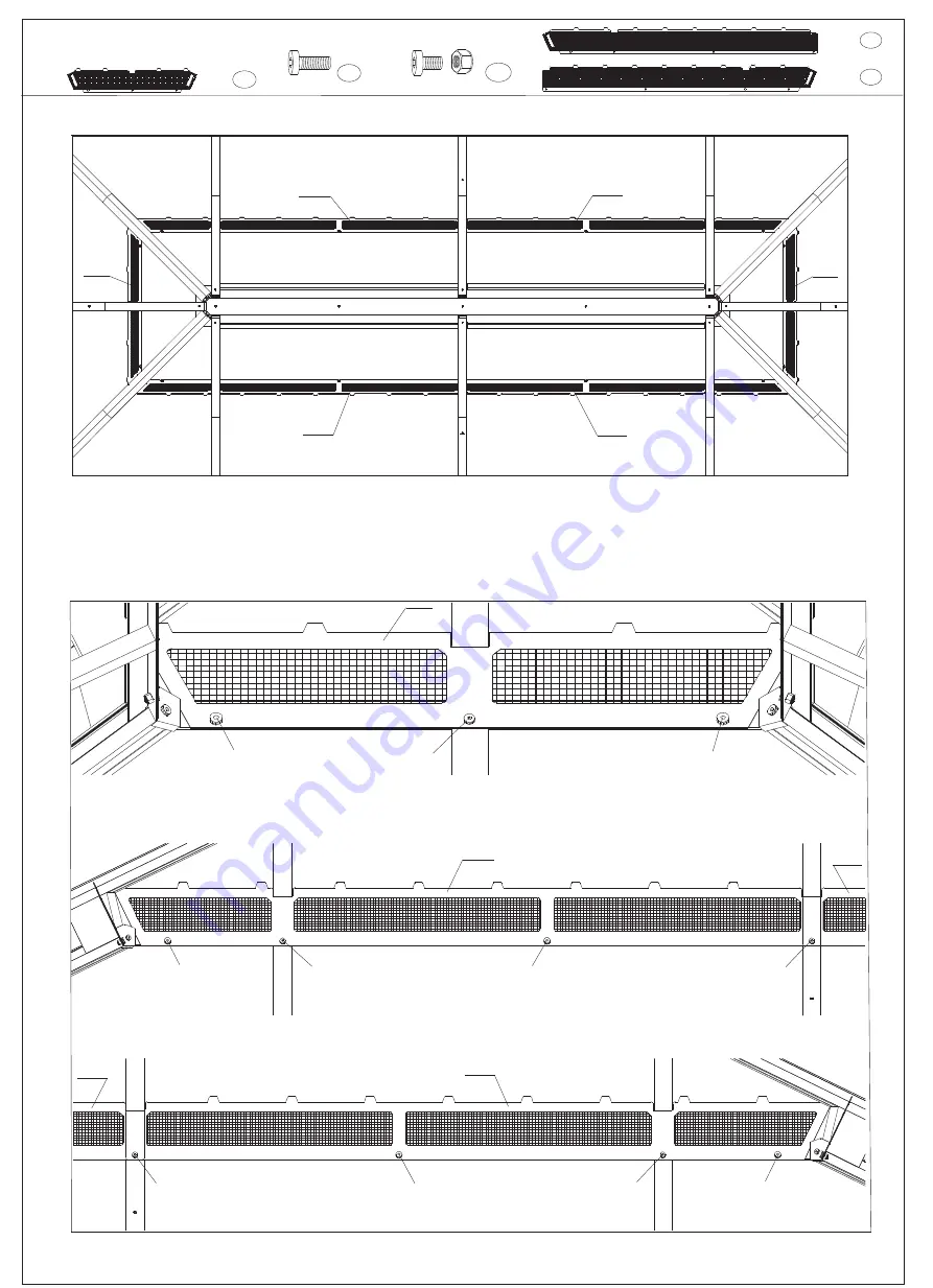 Kozyard 12'x20' Alexander hardtop gazebo with double roof Скачать руководство пользователя страница 16