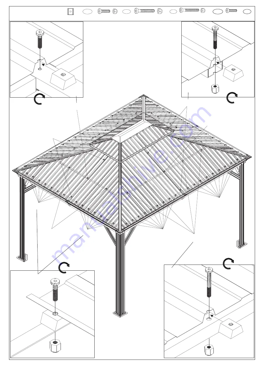 Kozyard KMAHG1012 Assembly Manual Download Page 22