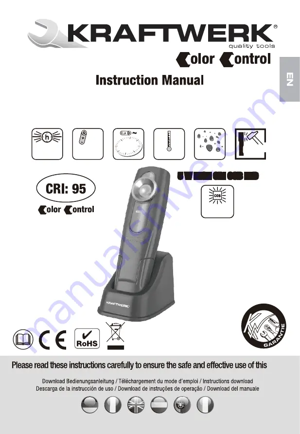 KRAFTWERK Color Control 32033 Скачать руководство пользователя страница 1