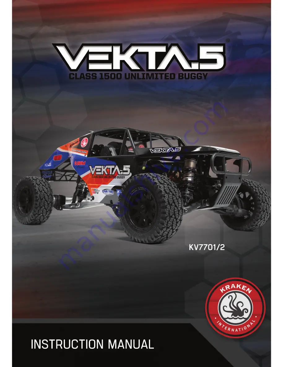 Kraken RC VEKTA.5 Instruction Manual Download Page 1