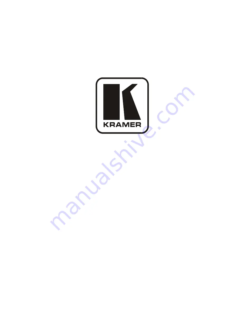 Kramer RK-13 User Manual Download Page 1