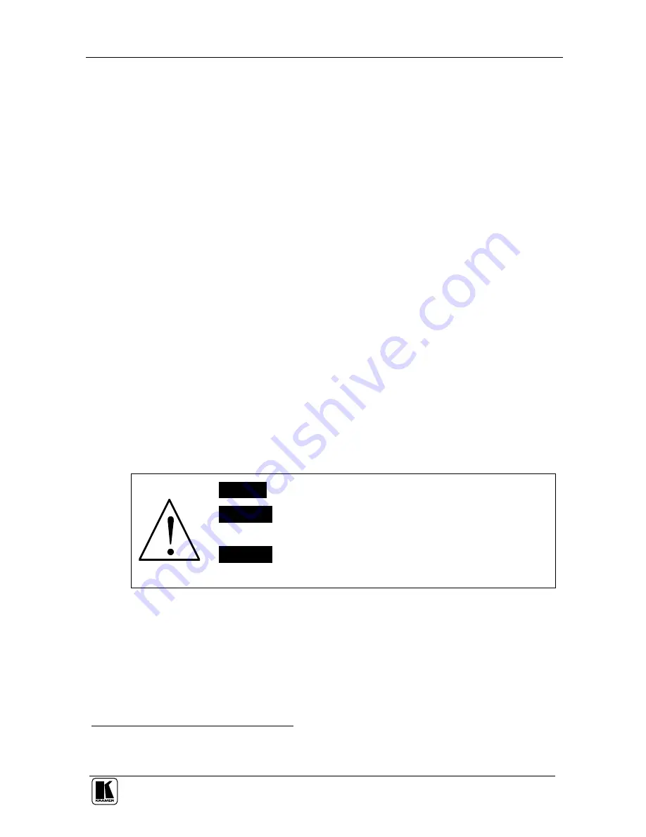 Kramer TOOLS VP-222K User Manual Download Page 5