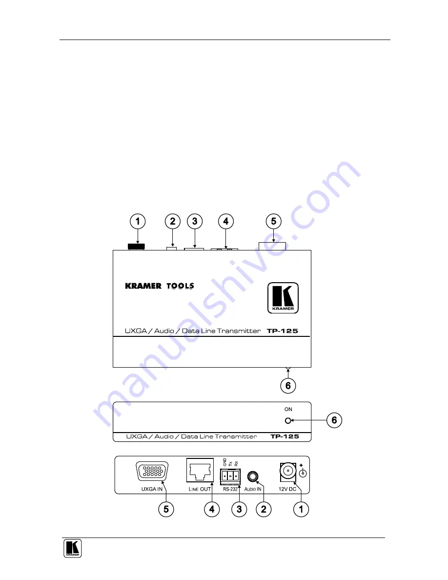 Kramer TP-125 User Manual Download Page 7