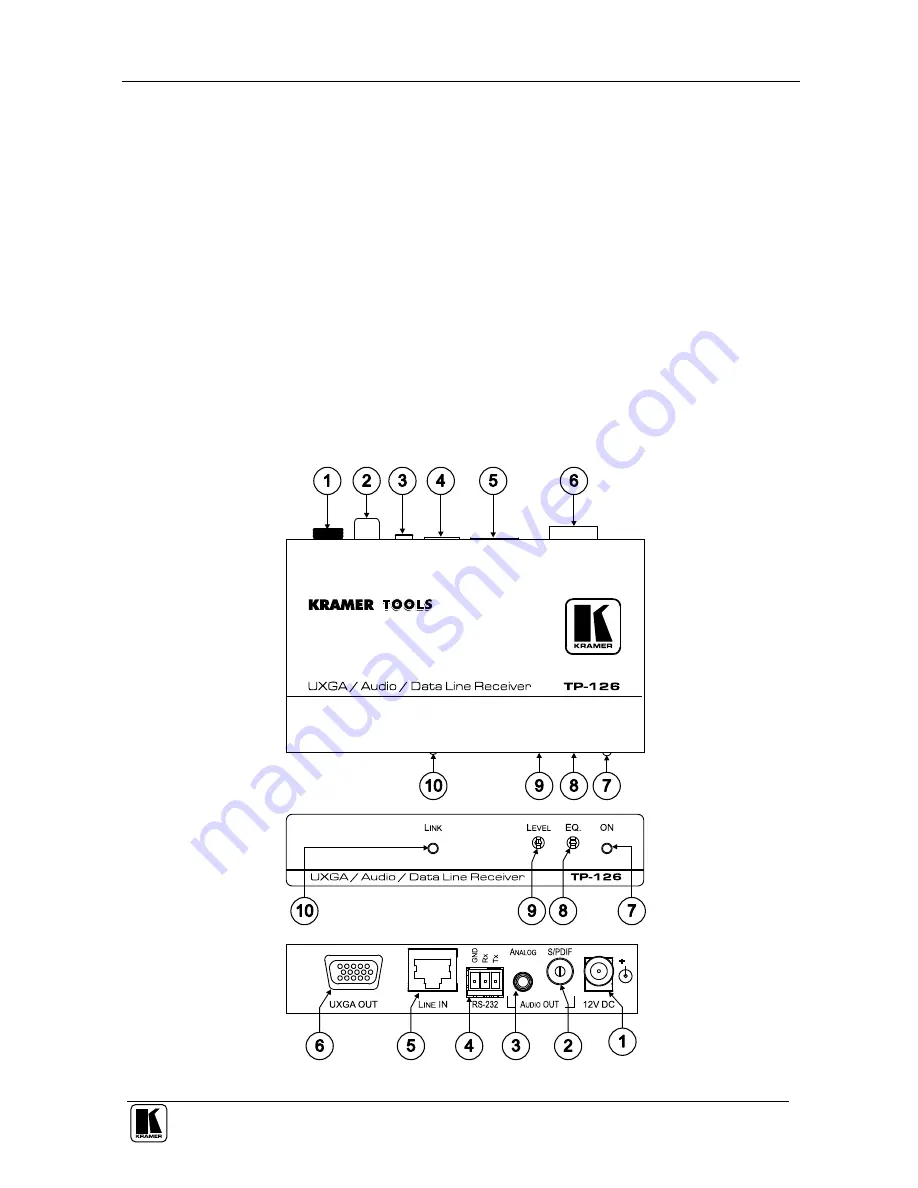 Kramer TP-125 User Manual Download Page 9